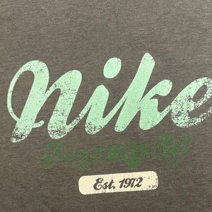 Nike Charcoal Tee with Mint and Green Accents